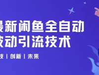 狼叔闲鱼全自动被动引流技术课程