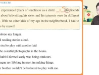 张亮高二英语尖端班：读后续写与完形阅读技巧课程