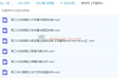 2024高三高考物理张展博春季班课程