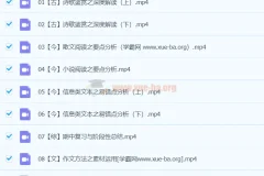 谢欣然高中高二语文精讲春季班