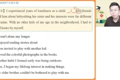 张亮高二英语尖端班：读后续写与完形阅读技巧课程