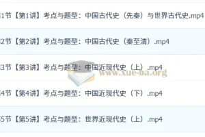 刘莹莹高三高考历史密训班