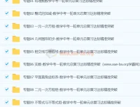 中考数学一轮总复习专题讲义训练