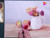 零基础丙烯画教程：从风景到花卉轻松入门