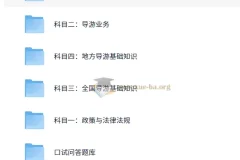 全国导游证考试课程资料