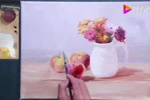 零基础丙烯画教程：从风景到花卉轻松入门