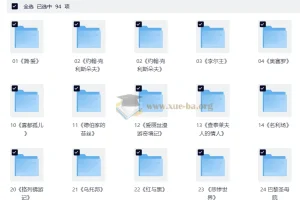 大先生说世界名著大师课：经典文学深度解读（音频+电子书）