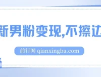 最新男粉变现项目：不擦边、不封号，日入300+