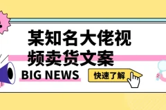 李炳池视频卖货文案教程