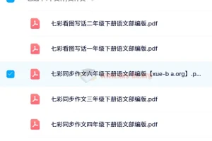 2024春七彩同步作文（1 – 6年级下册）