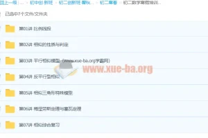初二数学寒假培训班（创新在线） – 林儒强