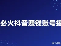 抖音赚钱账号揭秘课：掌握必火秘诀