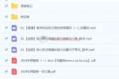 田夏林2024高三高考数学密训班