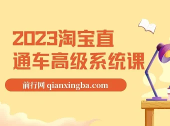 淘宝直通车高级系统课：实操、系统、实时的完整体系教学