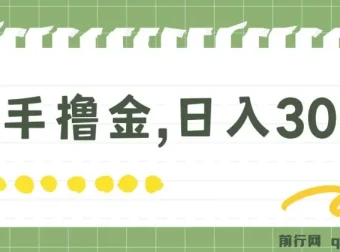 快手撸金项目：可矩阵操作日入300+