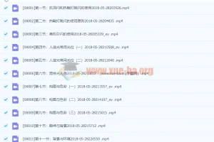 吞像摄影 – 袁洁人像摄影必修课：摄影技巧进阶提升