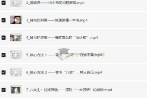 利奥叔《利奥背书法：背书技巧系统课》