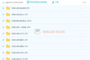 阳子老师全能力育儿进阶版L2课程