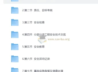 建筑安全员全套资料：涵盖安全规程、检查与组织设计等