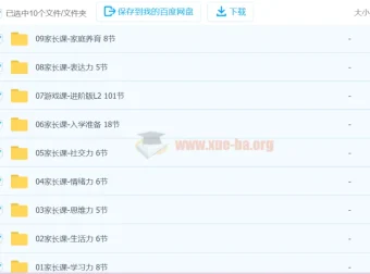 阳子老师全能力育儿进阶版L2课程