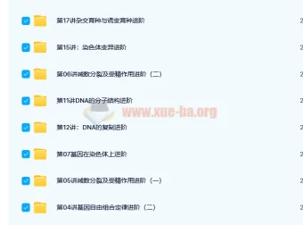 陆薇薇-高二生物必修2目标满分班（人教版）