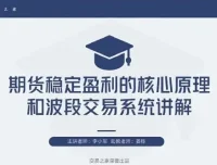 李小军期货2H波段交易系统全局架构培训课程