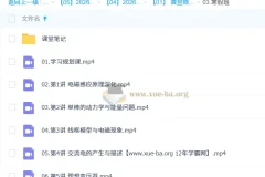 龚昱晗高中高二物理二轮S提升班