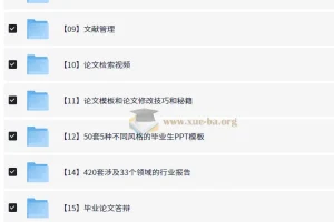 毕业论文与毕业答辩精选资料汇总