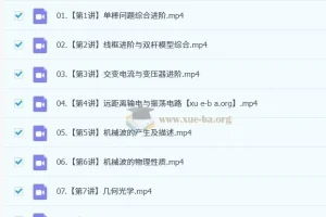 杨会英2024 – 2025高二物理全年课程（暑假班、秋季班、寒假班、春季班）