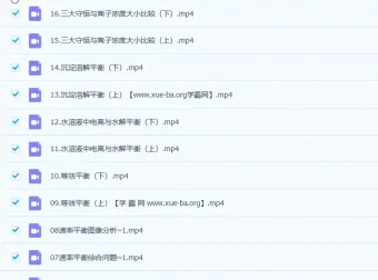 2023高考化学康永明课程：第一、二阶段全收录