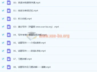 树成林雨君老师高考英语冲刺课程