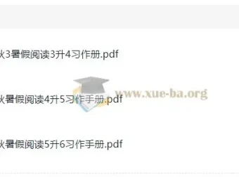 2025年3 – 6年级小学语文《一本暑假习作手册》