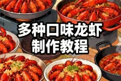 多种口味龙虾制作配方技术教程：开店家用必备