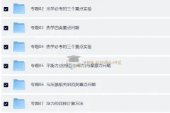 中考物理答题技巧与模板构建