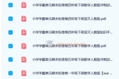 2024年春季小学学霸单元期末标准卷（人教版）