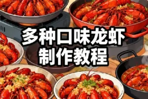 多种口味龙虾制作配方技术教程：开店家用必备
