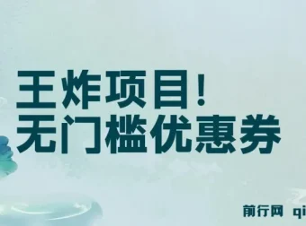 无门槛优惠券项目：单号日入300+，无需经验直接上手