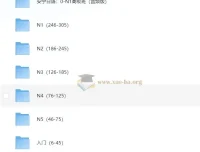 安宁日语0-N1高级班课程（视频版+音频版）