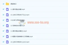 肖晗 2020 春高一春季数学冲顶班（课改版）