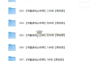 史要文1-9年级数学学霸速成必修班