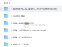 杨藩博士硬笔书法精品课合集