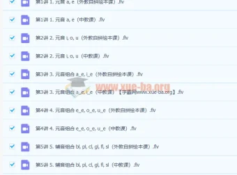 韩淑娇自然拼读1级直播班6讲课程