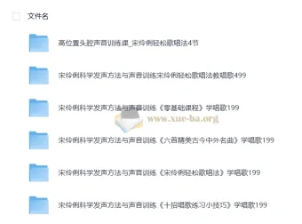 宋伶俐老师声乐课程合集