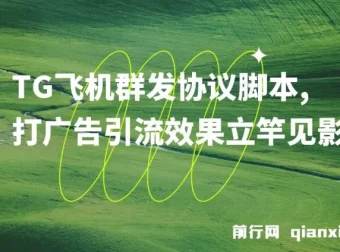 【引流必备】TG飞机群发协议脚本：批量采集群私聊，高效广告引流