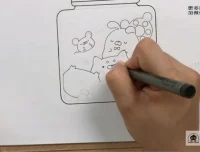 零基础学部落风卡通简笔画：马克笔与彩铅入门教程