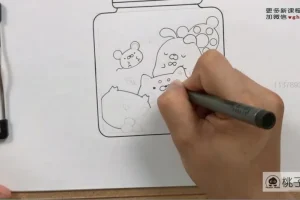 零基础学部落风卡通简笔画：马克笔与彩铅入门教程