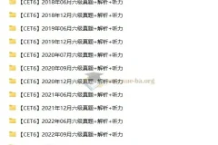1989 – 2023 年大学英语四六级真题合集