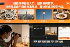 零基础拍摄入门课：超多案例教学，多角度呈现视频作品