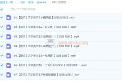 2024中考语文文学类文本一本通