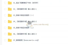 初二春上数理思维自主学习·RJ·A+（二期）课程 – 王杭州